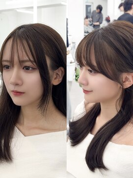 アマトウキョウスマートサロン(AMA TOKYO×Smart Salon) くびれミディ/トレンド韓国ヘア/くびれ巻き/レイヤーカット