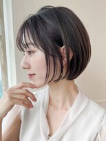 エイミーバイアフロートザガーデン 浦和店(amie by afloat the garden)&nbsp;白髪も染めて、大人綺麗なまるみボブ【浦和】