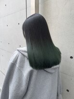 ディジョン 自由ヶ丘(Dijon)&nbsp;韓国顔まわりレイヤーカットグレージュオリーブベージュブラウン