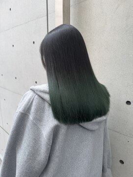 ディジョン 自由ヶ丘(Dijon) 韓国顔まわりレイヤーカットグレージュオリーブベージュブラウン