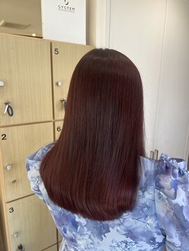 ヘアーラボ ノッシュ 唐人町店(Hair Labo Nosh) 【Nosh】深みピンクカラー