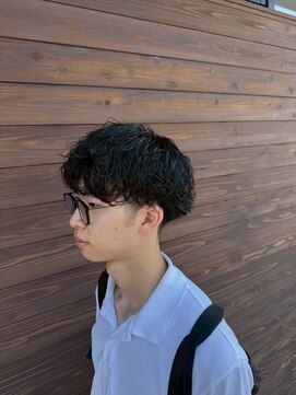 ヘアー ワークス ボナ 前橋店(HAIR WORKS bona.) 柔らかなウェーブとウェットな質感◎韓国トレンドマッシュ