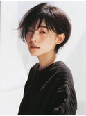 ショートボブ/マッシュショート/地毛風カラー/ショートウルフ