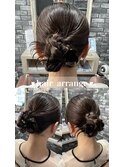 ＃ヘアセット＃結婚式＃ヘアメイク＃二次会＃ライブ＃推し活