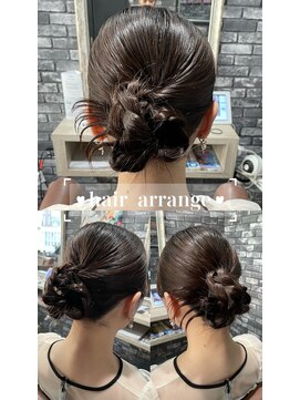 ＃ヘアセット＃結婚式＃ヘアメイク＃二次会＃ライブ＃推し活