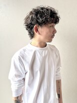 ラフ バイ マグ 南松本(R.A.F. by Mag)&nbsp;ツイストスパイラルパーマツイストパーマセンターパートウルフ