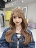 《MEI》ミルクティーベージュ/韓国ヘア