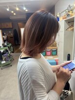 オリビアヘアー(OLIVIA HAIR) ピンクバレイヤージュ×最高級ケアで叶える、大人スタイル!