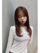 アンブル リュクス 池袋(amble luxe)&nbsp;シースルーバング×ナチュラルストレートレイヤー