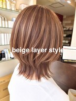 ヘアーリゾートサロン リチェット(Hair Resort Salon Ricetto)&nbsp;beige layer style