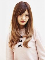 アルバ 津城山店 アッシュグラデーション×外国人風ロング