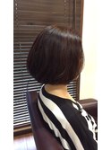【オーガニックカラー】シンプルボブ