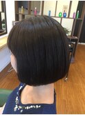 お手入れ簡単ボブスタイル