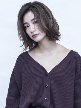 メノン 茨木店(Menon) クール 切りっぱなしボブ