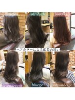 チョビー(Chobii)&nbsp;表参道  イルミナカラー ココアブラウン 抜け感ヘア 透明感 栗原
