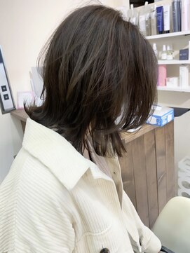 ノラキチジョウジ(NORA KICHIJOJI) #ウルフ#ボブウルフ#レイヤー#外ハネ#ロブヘア