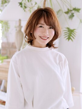 タヤ シァル鶴見店(TAYA) ２０代３０代４０代大人かわいい小顔ひし形外ハネミディアム