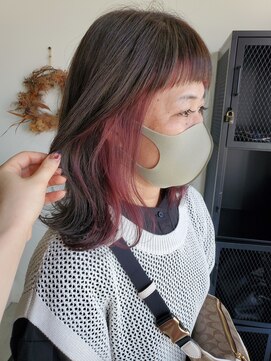 ノア(noa.) #オン眉インナーピンク♪