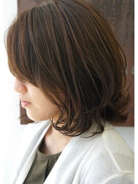 トランクヘアデザイン(TRUNK Hair Design) 【TRUNK Hair Design 西本】ハネ感ふんわりミディアム