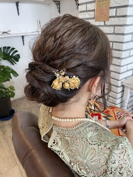 クッキー ヘアーアンドメイク(COOKIE Hair&Make) 【COOKIE】パーティヘアアップスタイル