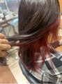 ユニックス UNIX 蕨店 真っ赤なインナーカラーです!