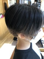 フレンズ 手稲店(friend's)&nbsp;ブリーチ後の表面のみトーンダウンカラー