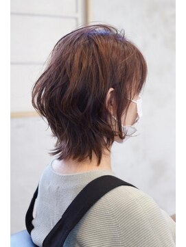 ポルム パプリカ(polum paprika) 大人可愛いショートS字シルエット20代30代40代顔まわりレイヤー