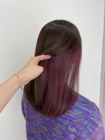 シエル 立川店(CIEL) インナーカラー×パープルピンク【CIEL×maki】