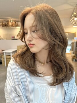 ミョンシル 【myonsil 山田】フェイスレイヤー/1ブリーチミルクティー