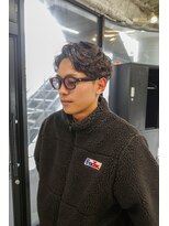 スレイ 西宮(SLAY)&nbsp;波巻きハイライトアップバングツーブロックマッシュ