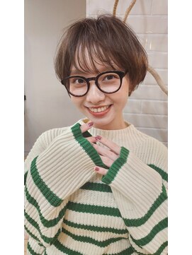 ガーランド (Garland) 表参道マッシュショート小顔カットショートボブベージュミセス