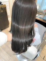 ネオリーブ チロル 横浜西口店(Neolive CiroL.) ミディアム　髪質改善カラー　オリーブグレージュ