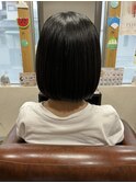 髪質改善トリートメント×ミニボブ