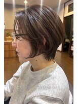 クレール グラン 富塚(ｃｌａｉｒ，ｅ gran)&nbsp;ショートヘア/ベージュカラー/白髪ぼかし