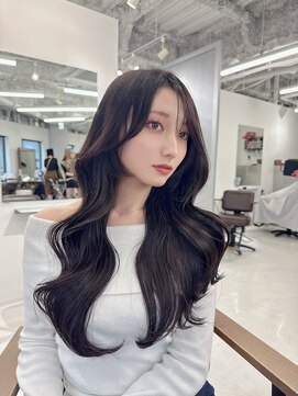 ハピネス 梅田茶屋町店(HAPPINESS) 韓国ヘア/レイヤー/顔周りカット/ブリーチなしカラー/髪質改善