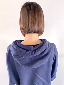 ヘアースタジオ ゼン カロン(Hair studio Zen kalon) コンパクトボブ×ココアブラウン20代30代40代50代