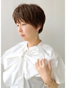 エース 糸島店(ase.) 分け目なしショートスタイル