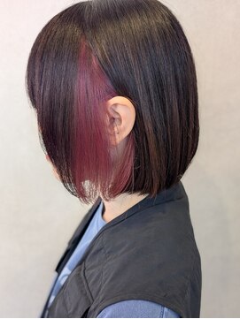 イリエ 川口(irier) 2025トレンド♪ピンクインナーカラーレイヤーボブ【薬師神】