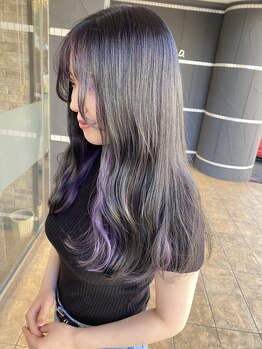 ヘアーデザイン アズール(Hair Design Azur)の写真/顔回りの絶妙なカットもカラーもお任せ☆流れるような顔周りカットでトレンドの【くびれヘア】が手に入る♪