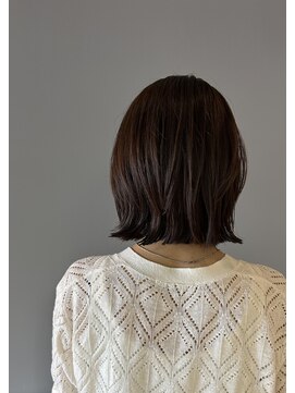 フープ 川越(hoop) 重さと軽さのバランスがかわいいボブスタイル