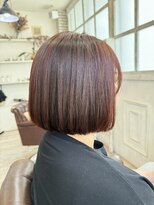 クッキー ヘアーアンドメイク(COOKIE Hair&Make)&nbsp;【COOKIE】ボブ×オレンジ