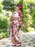 【夏季先着2名限定】前撮り撮影(短時間コース)+振袖レンタル+着付ヘアメイク