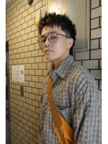 メンズ シイ(MEN’S SIE)&nbsp;マレットショート×ドライスタイリング