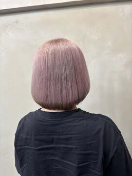 ファビ 渋谷(Fab) くびれヘア/暗めカラー/アプリコットオレンジ/縮毛矯正