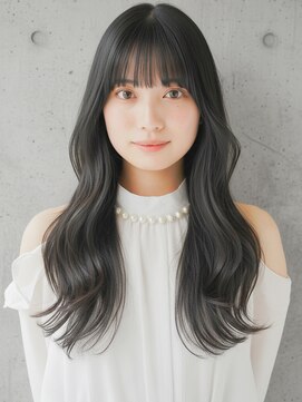 ビビディ バビディ ブー 河原町三条店(Bibbidi.bobbidi.boo) 【韓国風】大きなウェーブが可愛いヨシンモリ×ロングヘア