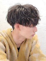 フィフスパーク(fifth PARK)&nbsp;波巻きスパイラルパーマ刈り上げマッシュシャドウパーマ緩め