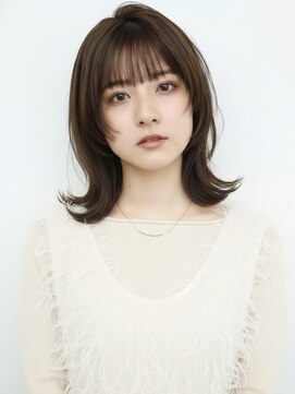 フレイムス ヘアアンドリラックス 赤羽店(Frames hair&relax) ウルフカットミディアム20代30代40代◎前髪あり小顔カット赤羽