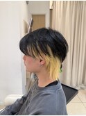 インナーカラー×シースルーウルフ