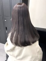 ベレーザ 川越(Beleza)&nbsp;15238髪質改善ダークパープルラベンダーセミロングレイヤー