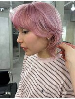 エクーエルム 心斎橋(ECOO yelm)&nbsp;ブリーチ/ダブルカラー/ピンクベージュ/ハイトーン